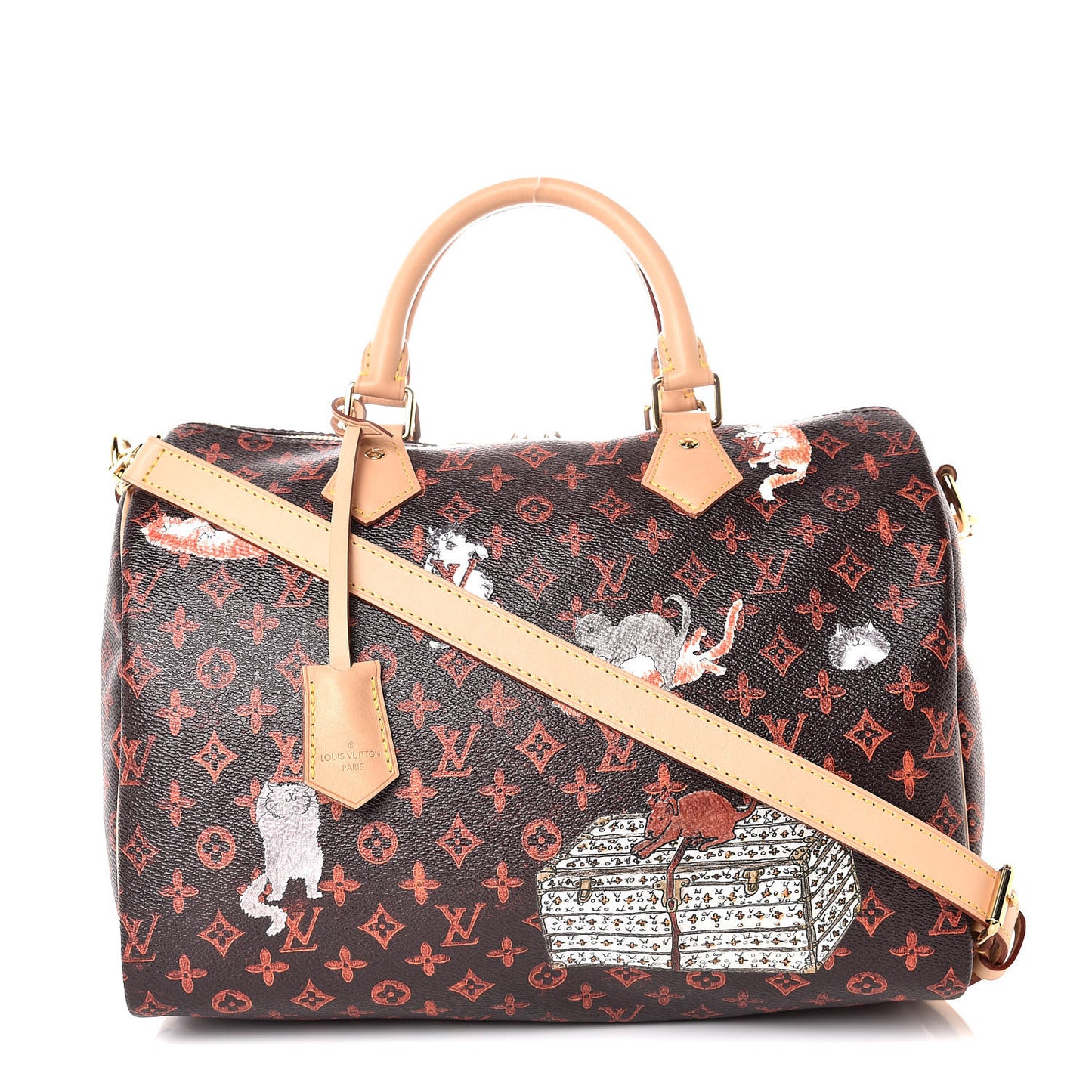 Catogram Speedy Bandouliere 30 Marron