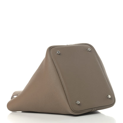 Hermes Taurillon Clemence Picotin Lock 22 MM Etoupe 3 of 4