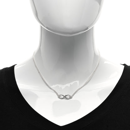 Tiffany Sterling Silver Infinity Pendant Necklace 2 of 5