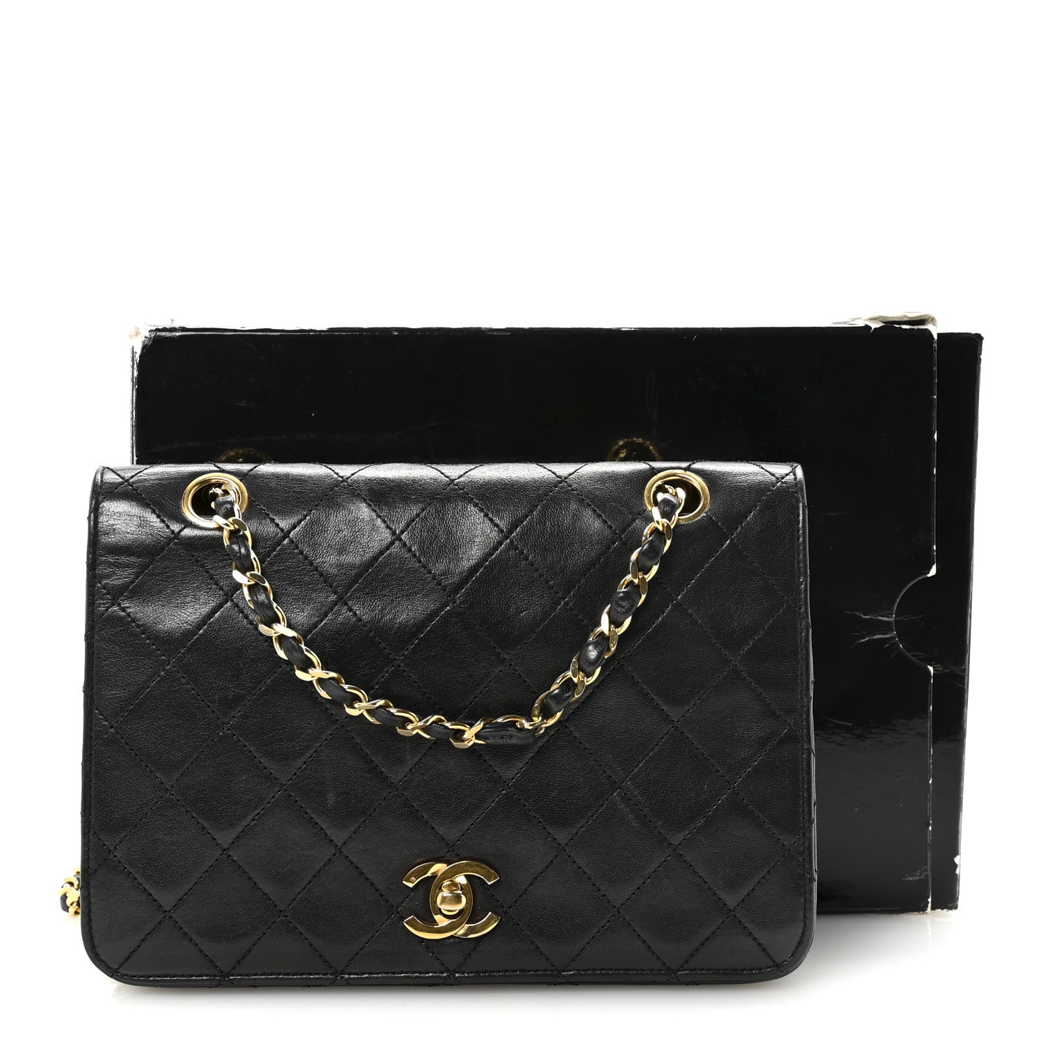 Chanel Lambskin Quilted Small Single Flap Black 11 of 11