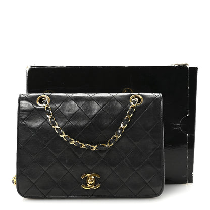 Chanel Lambskin Quilted Small Single Flap Black 11 of 11