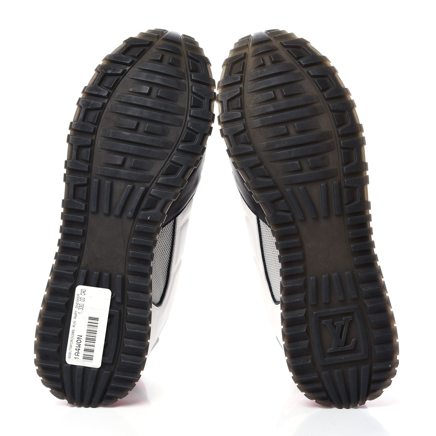 Calfskin Run Away Sneakers 38.5 Rose Clair