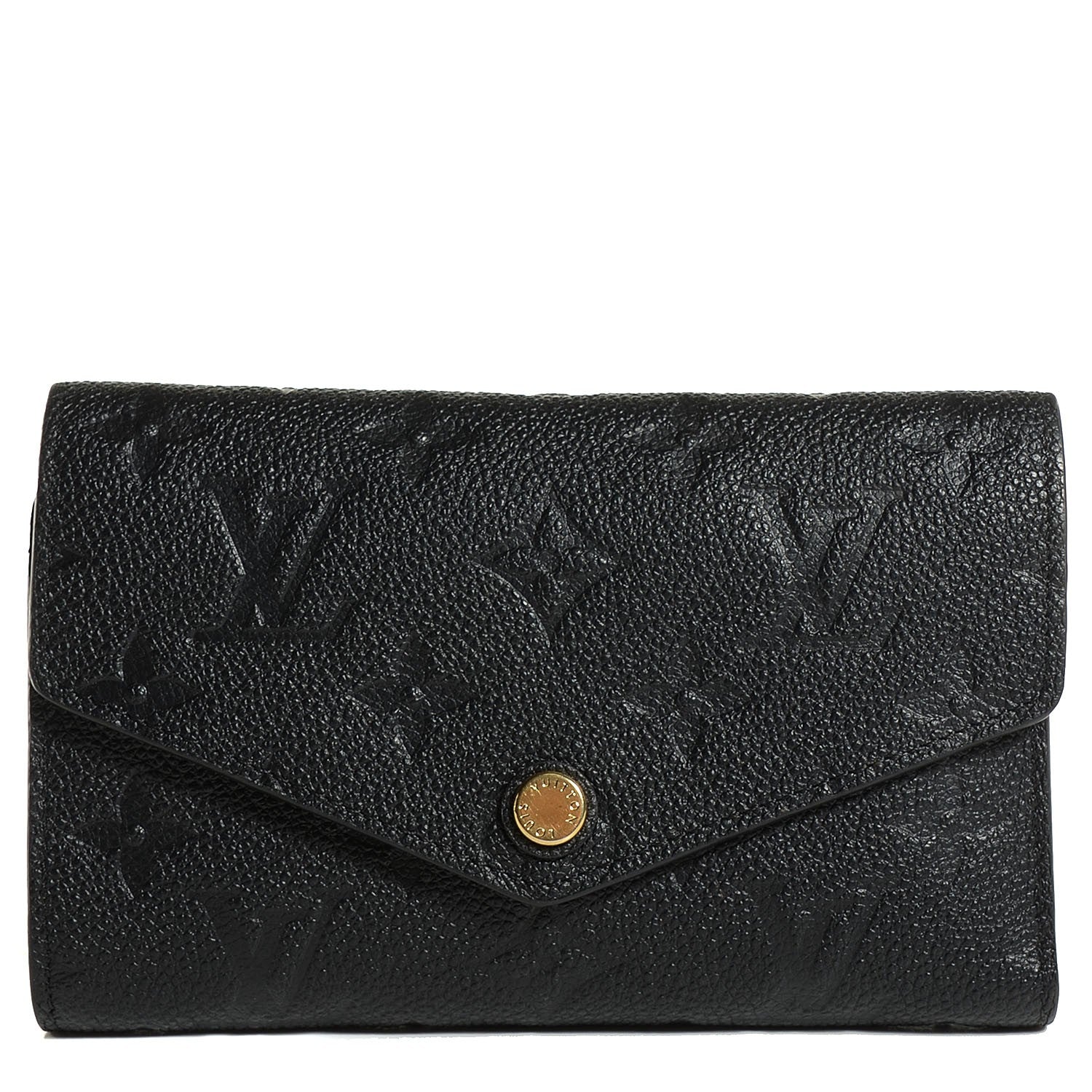 Louis Vuitton Empreinte Compact Curieuse Wallet Black 8 of 14