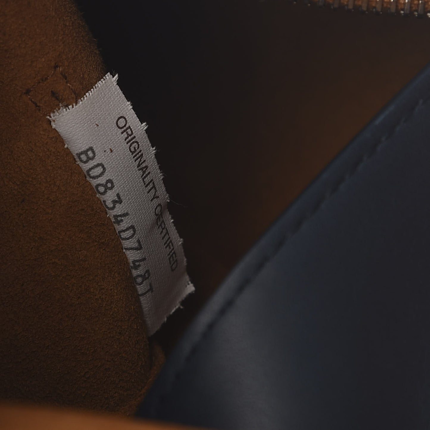 French Calfskin Small Arco Deep Blue