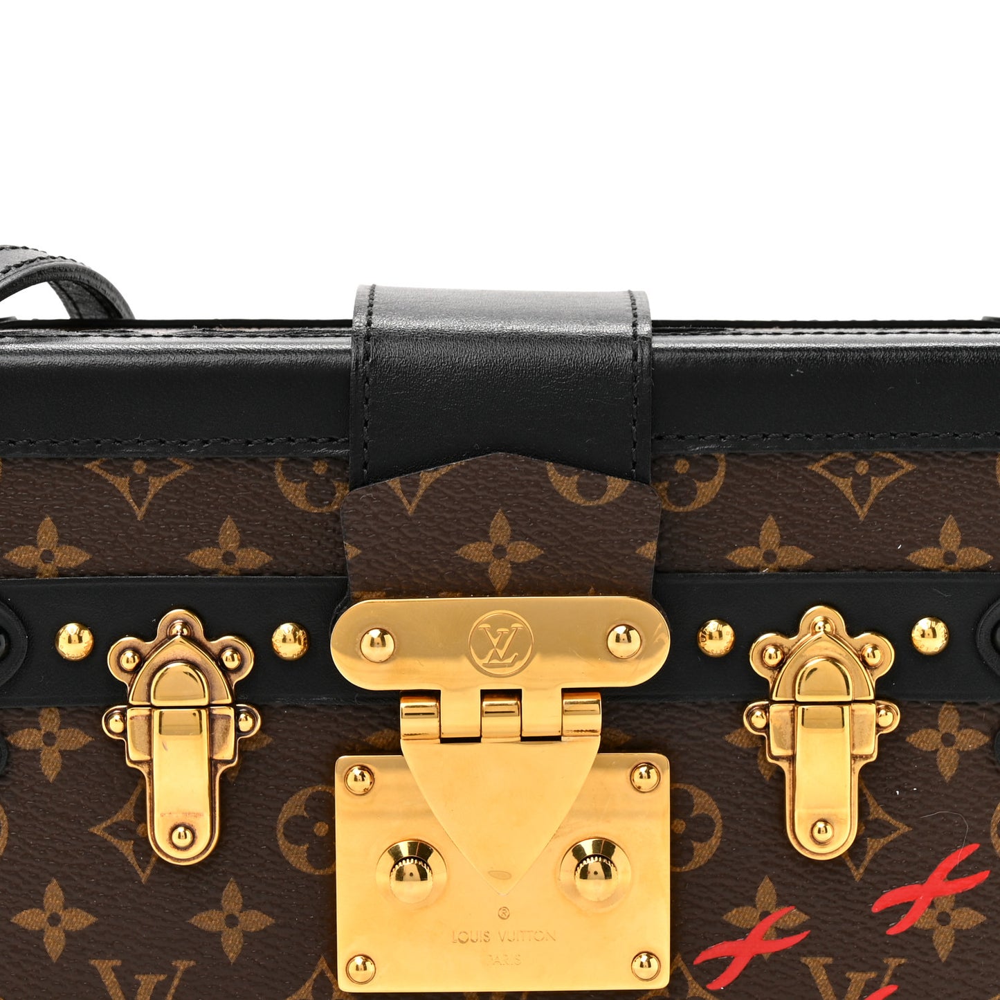 Monogram Petite Malle Black