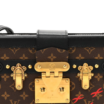 Louis Vuitton Monogram Petite Malle Black 8 of 11