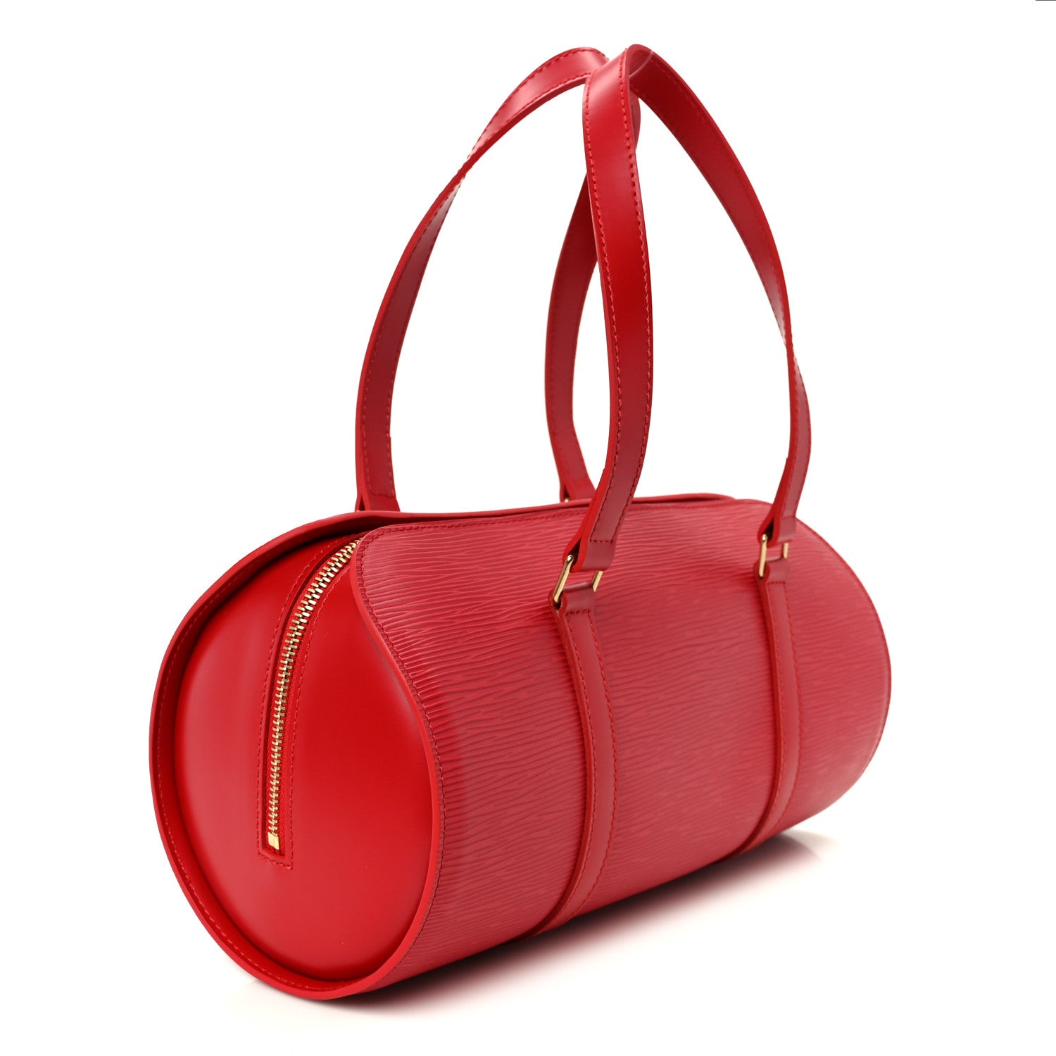 Louis Vuitton Epi Soufflot Castillan Red 4 of 13