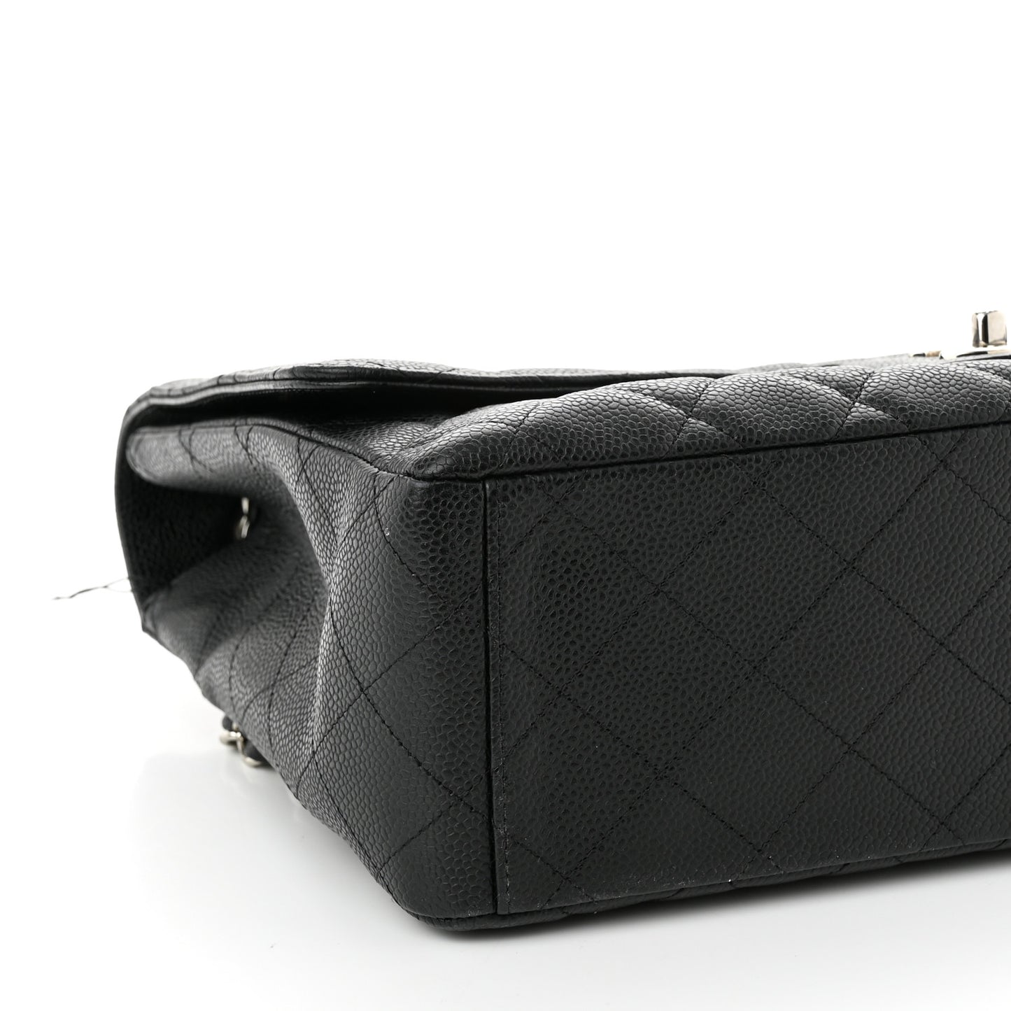 Caviar Quilted Maxi Single Flap Black