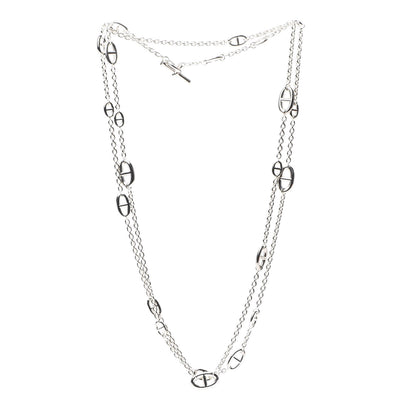 Hermes Sterling Silver Farandole Necklace 160 2 of 4
