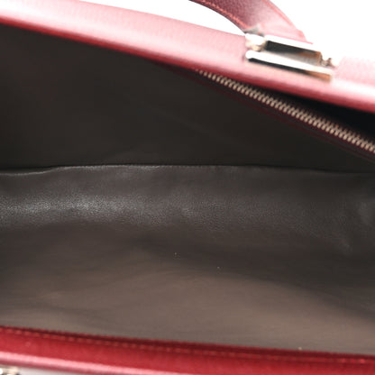 Gucci Grainy Calfskin Medium Zumi Top Handle Bag Vintage Bordeaux 6 of 12