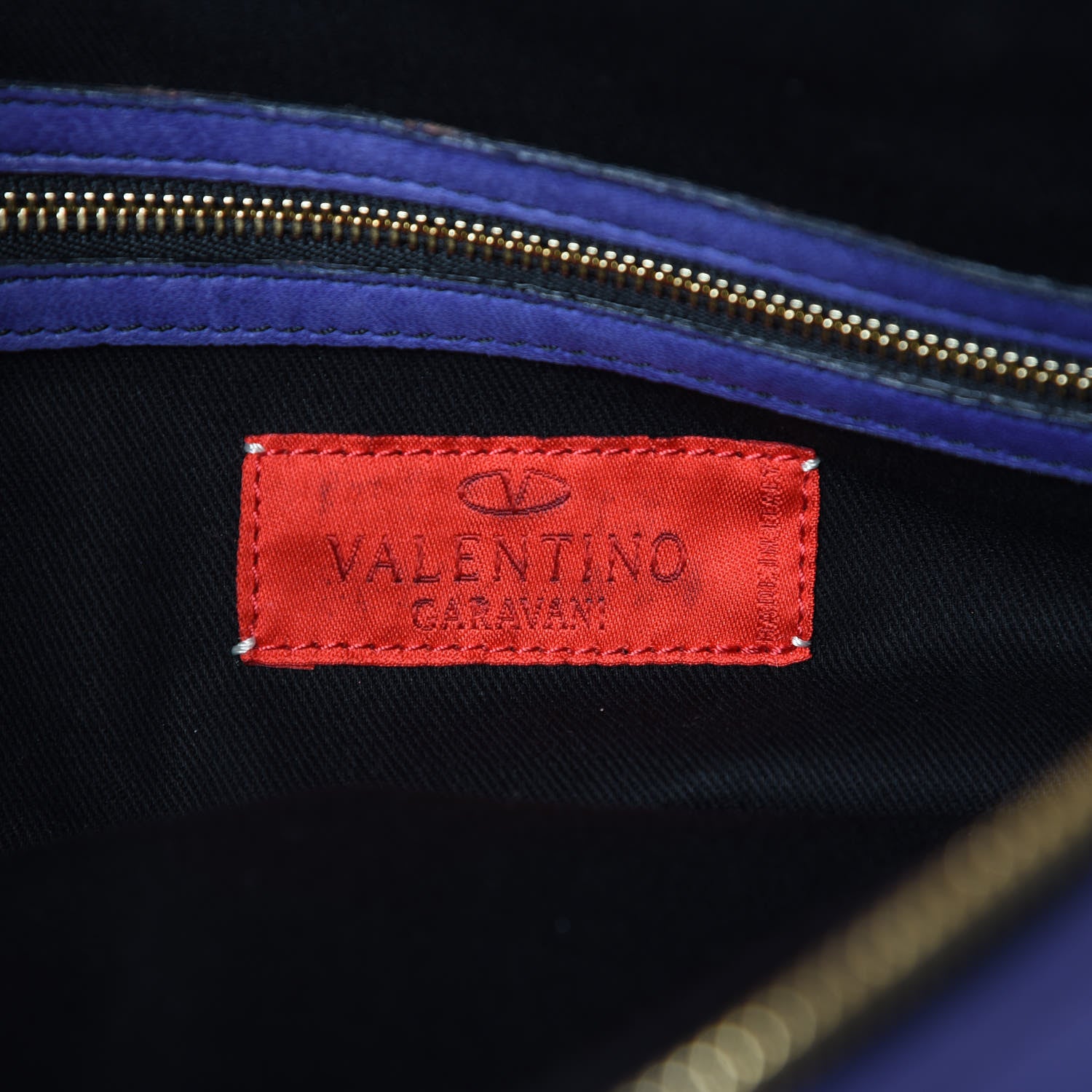 Valentino Garavani Lambskin Woven Couture Bag Purple 6 of 15