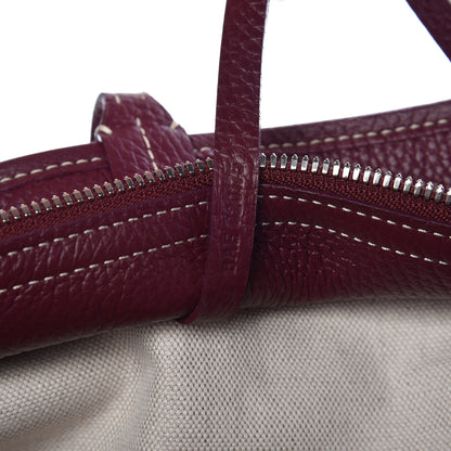 Goyard Goyardine Sac Hardy Pet Carrier PM Burgundy 10 of 12