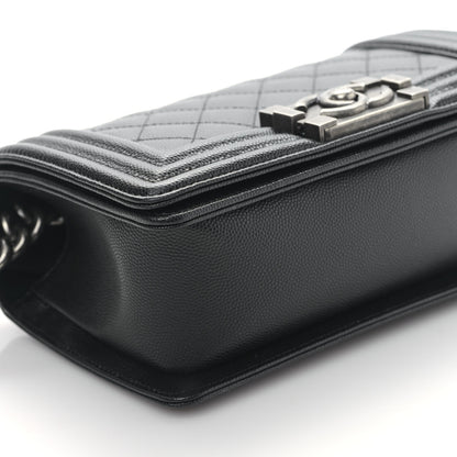 Chanel Caviar Quilted Small Boy Flap Black 8 of 9