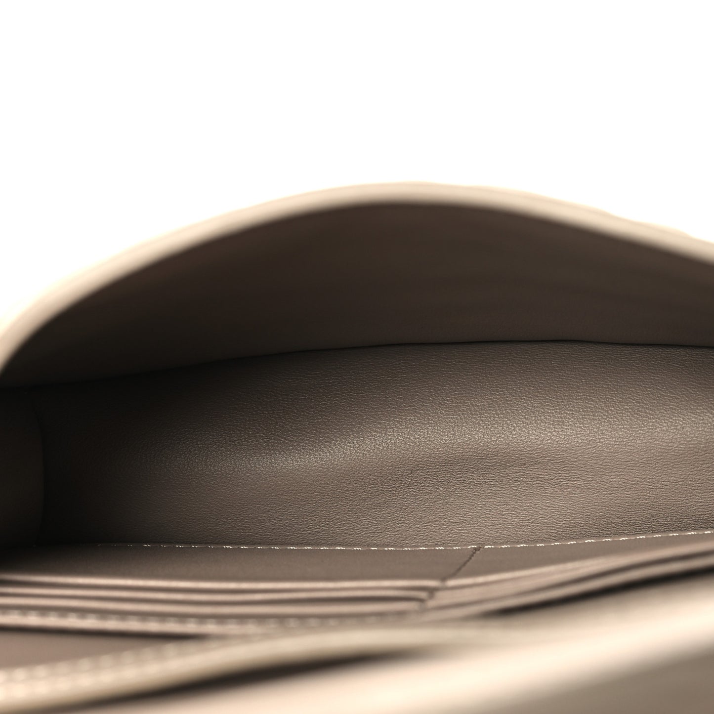 Nappa Matisse FF Embossed Wallet On Chain Baguette Dove
