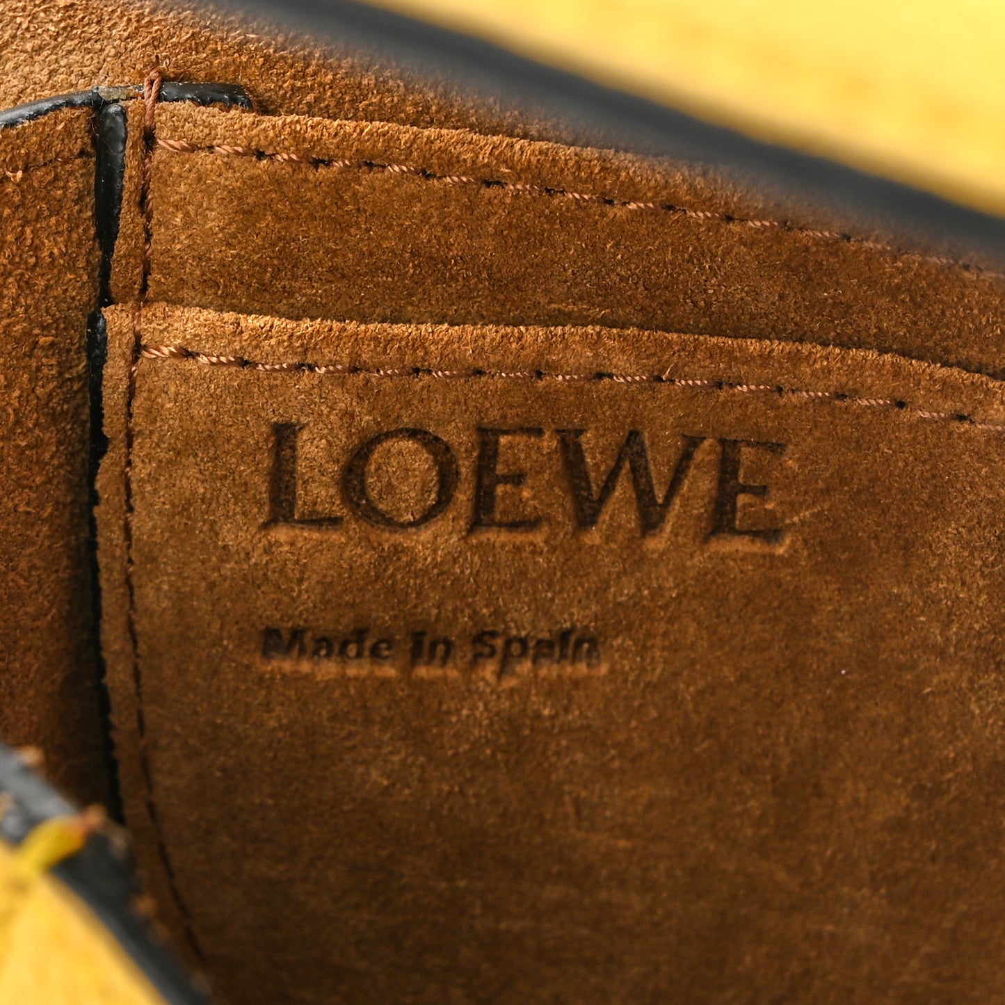 Grained Calfskin Mini Gate Crossbody Bag Yellow