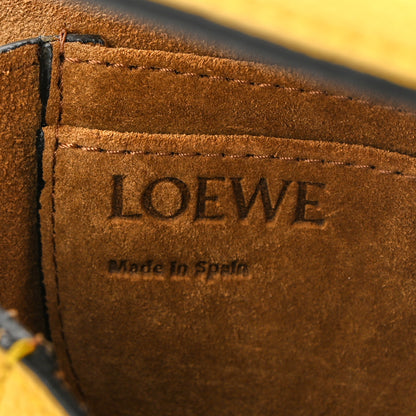 Loewe Grained Calfskin Mini Gate Crossbody Bag Yellow 6 of 11
