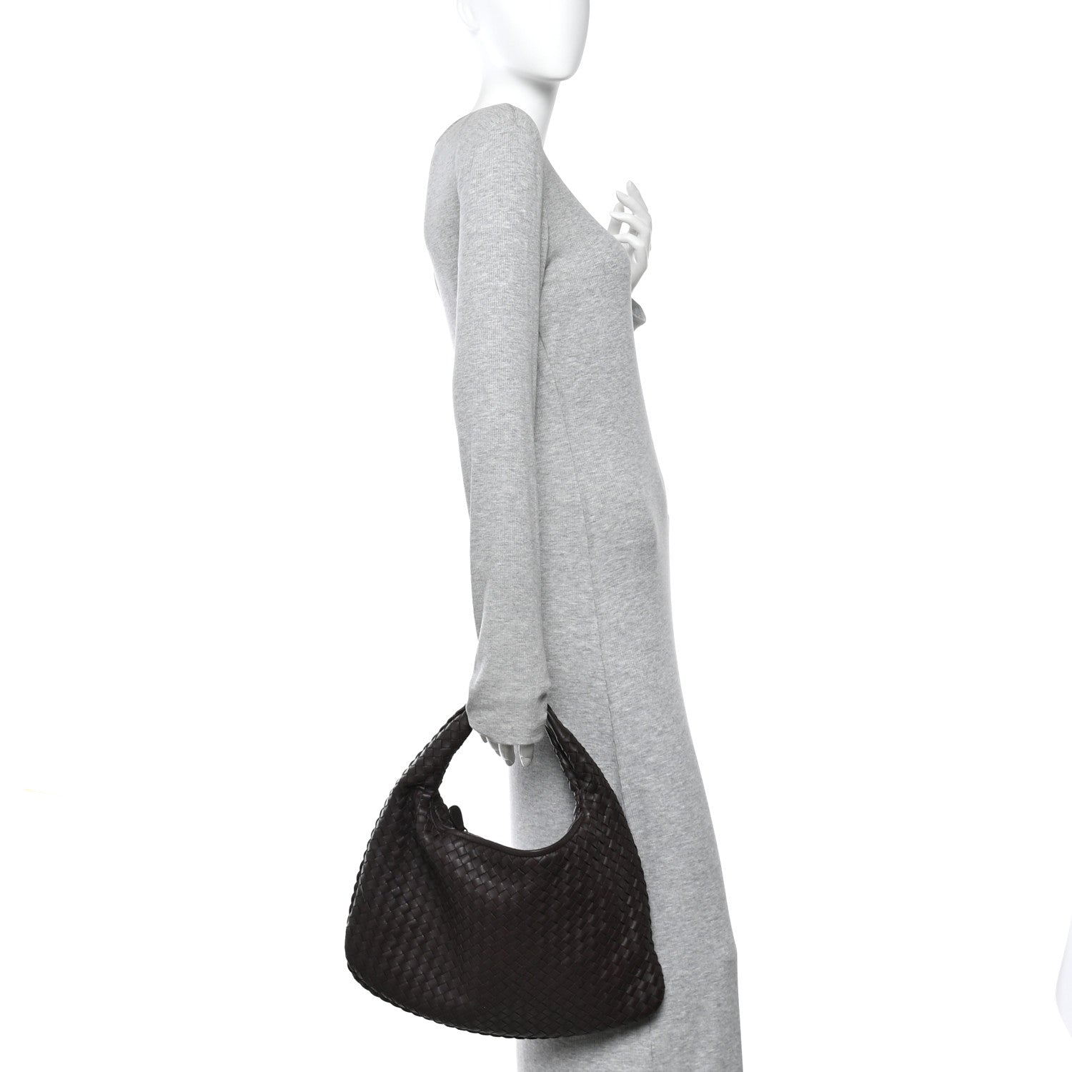 Bottega Veneta Nappa Intrecciato Medium Veneta Hobo Ebano 2 of 17
