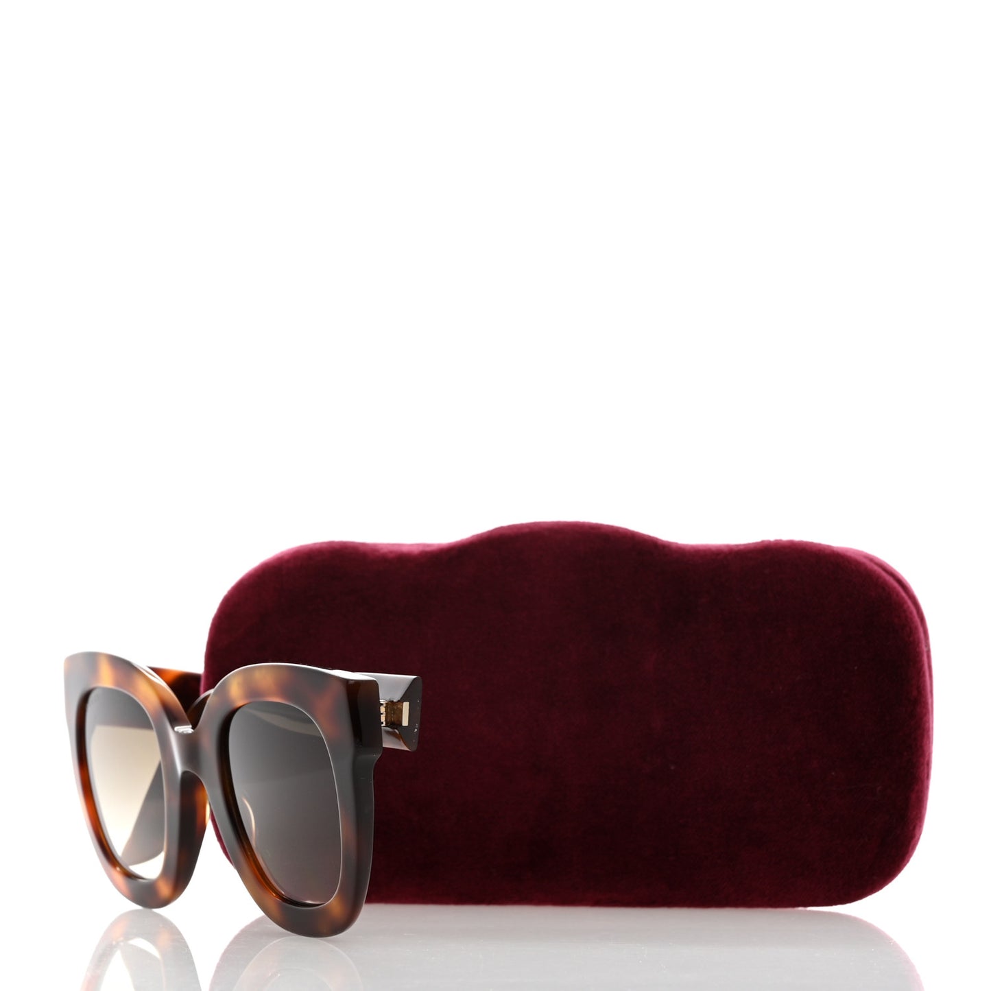 Round Frame Star Sunglasses GG0208S Tortoise