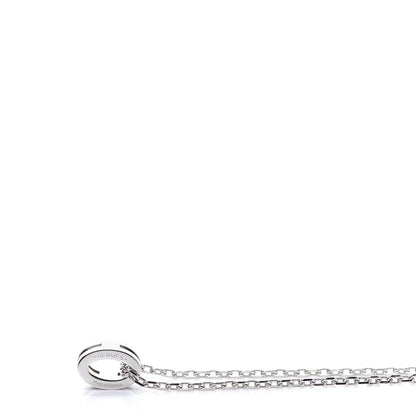Hermes Palladium Mini Pop H Pendant Necklace Marron Glace 6 of 7
