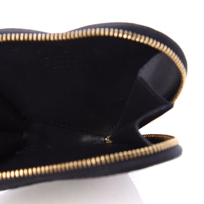 Louis Vuitton Vernis Leopard Coeur Heart Coin Purse Blue Infini 5 of 6