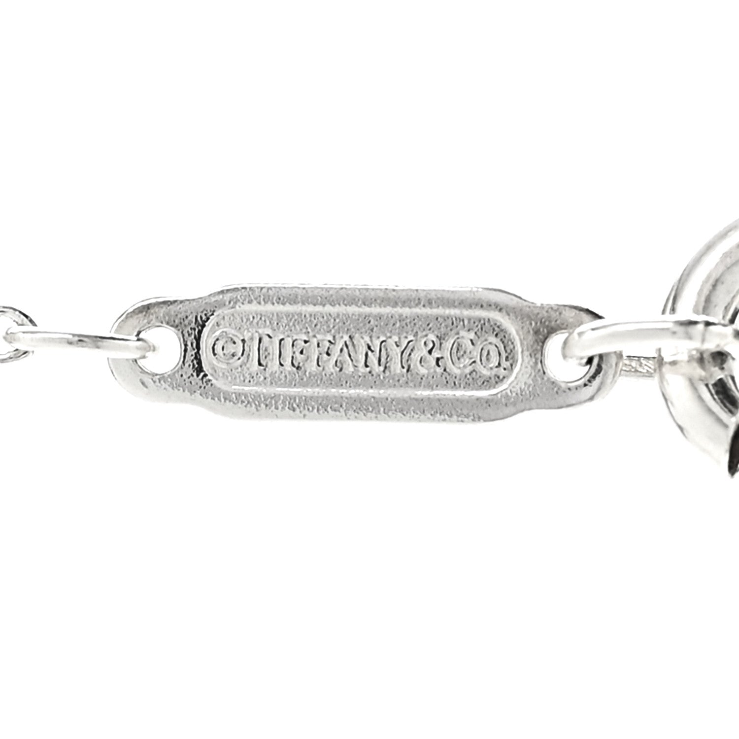 Tiffany Sterling Silver Return to Tiffany Double Heart Drop Necklace 6 of 6