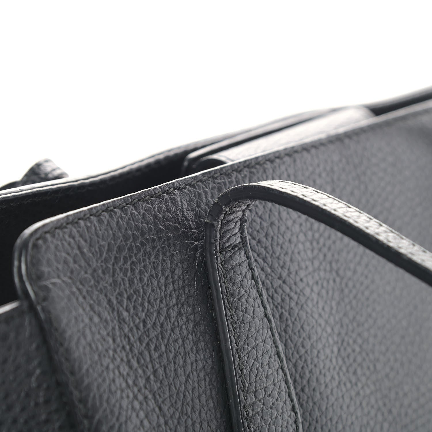 Gucci Pebbled Calfskin Small Swing Tote Black 6 of 6