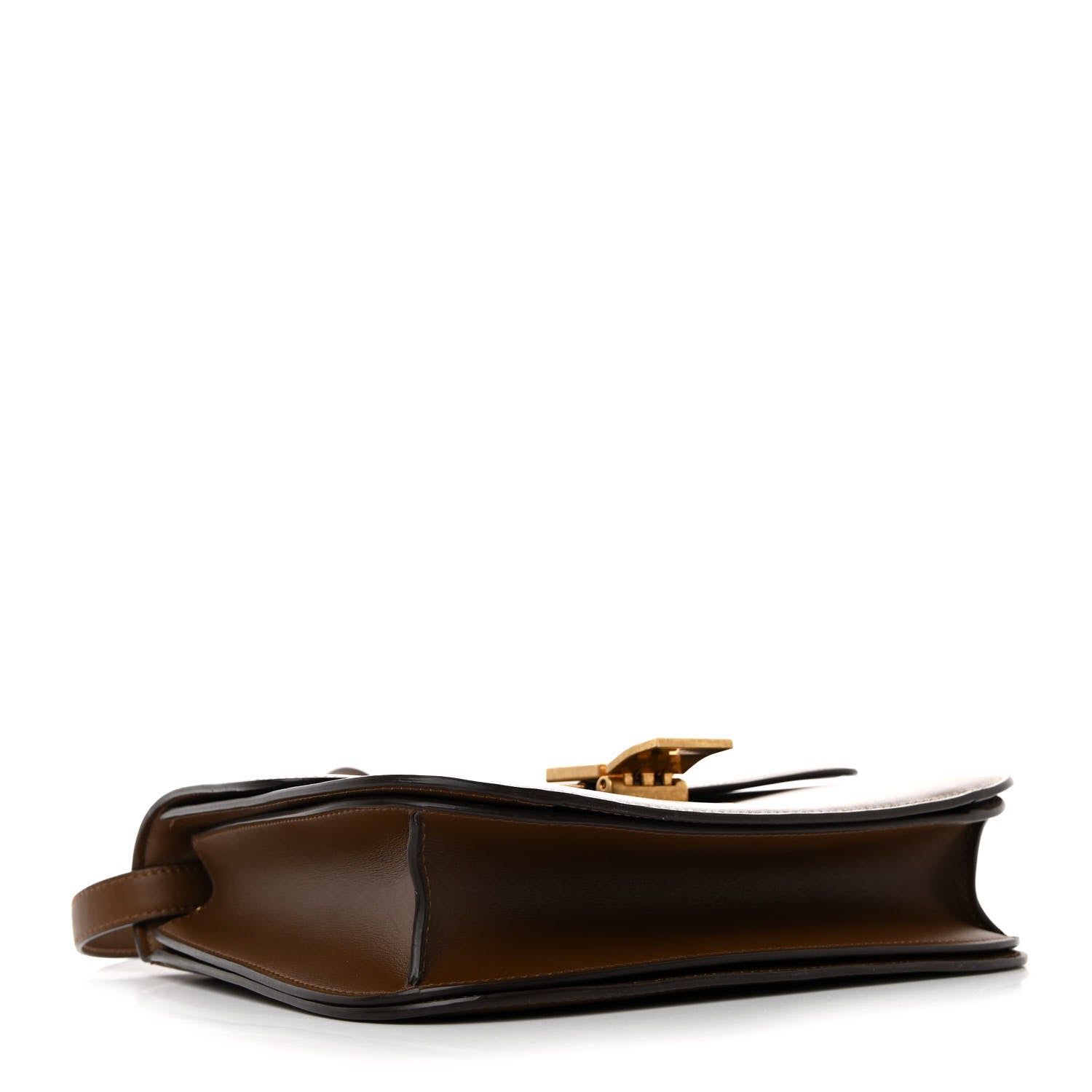Celine Box Calfskin Medium Classic Box Flap Bag  Camel 4 of 13