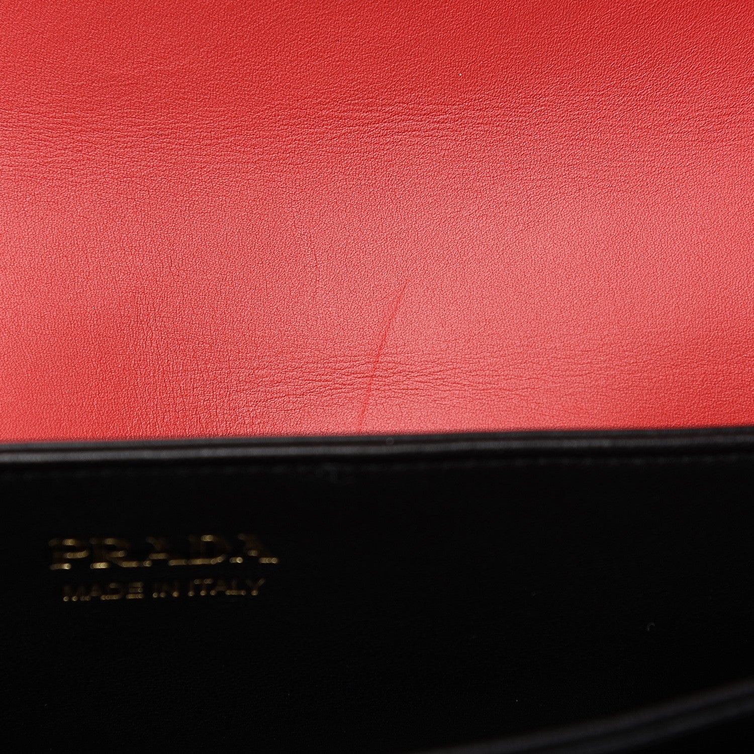 Prada New Calfskin Ingrid Shoulder Bag Fuoco 8 of 8