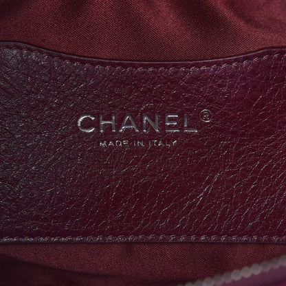 Chanel Glazed Calfskin On the Road Zip Tote Plum 6 of 10