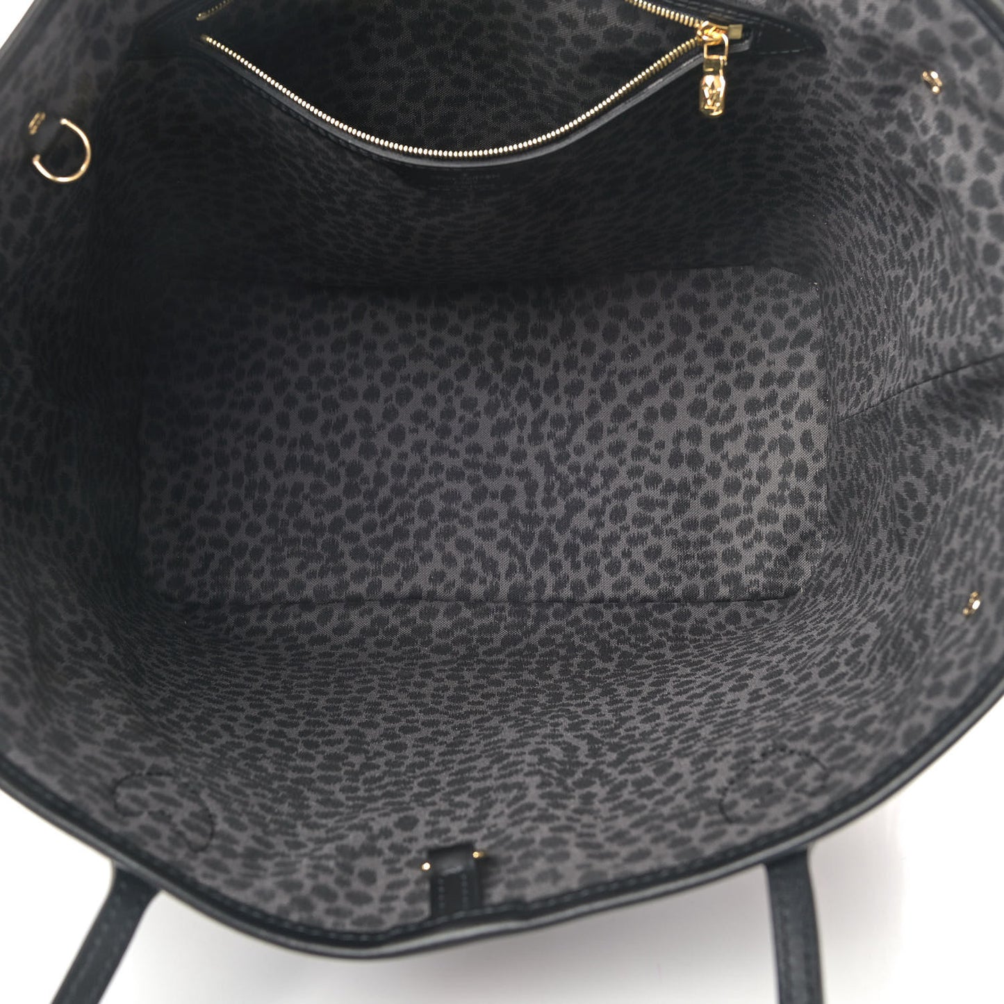 Monogram Giant Wild At Heart Neverfull MM Black