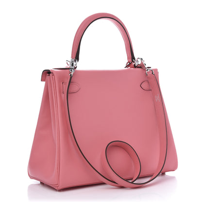 Hermes Evercolor Verso Kelly Retourne 28 Rose D'Ete Cobalt 3 of 15