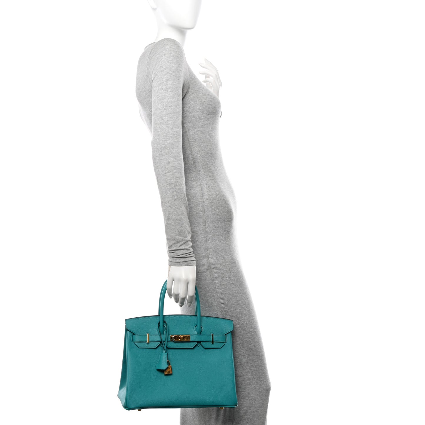 Epsom BIRKIN 30 Bleu Paon