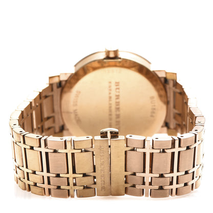 Burberry Stainless Steel 38mm Heritage Quartz Watch Rose BU1864 4 of 7