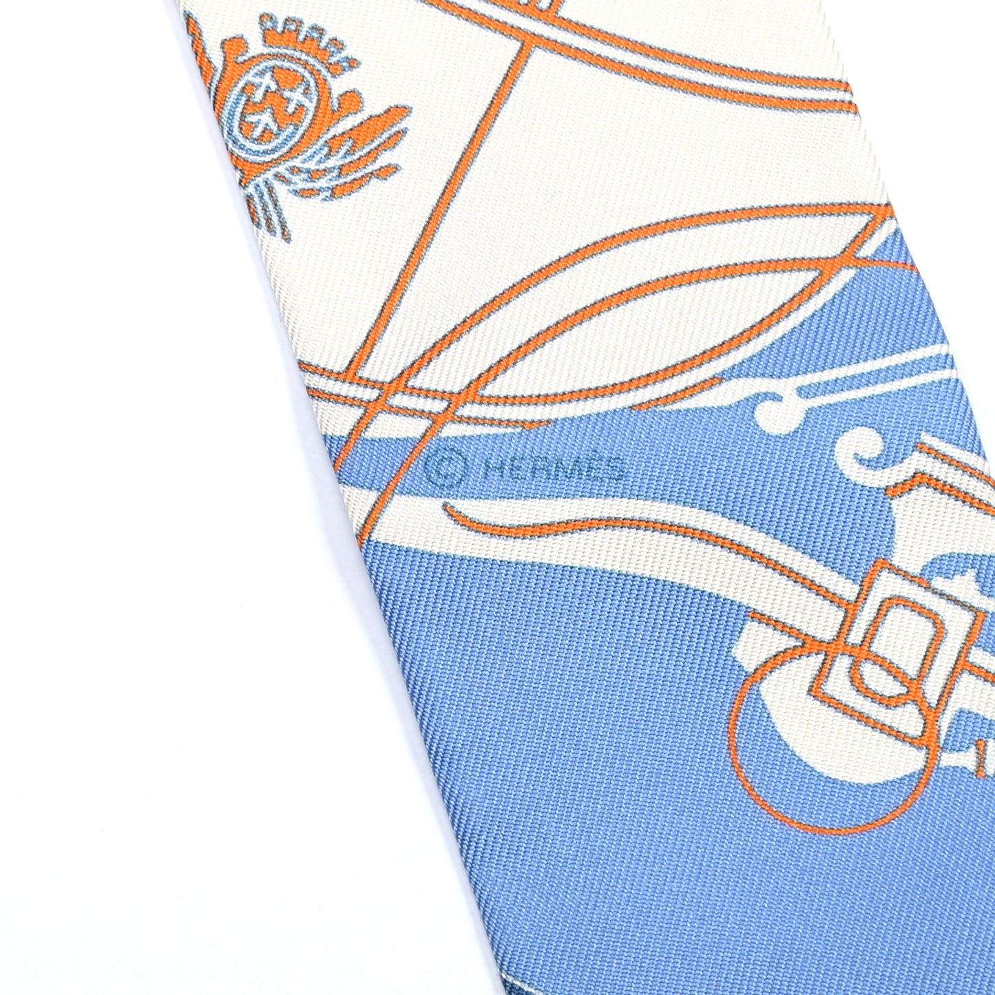 Silk Ex-Libris Sticker Twilly Bleu Moyen Jaune Vif