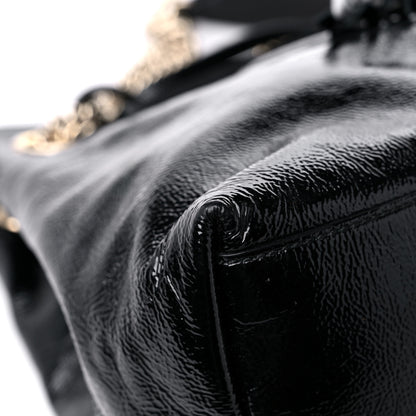 Gucci Patent Medium Soho Chain Shoulder Bag Black 7 of 16