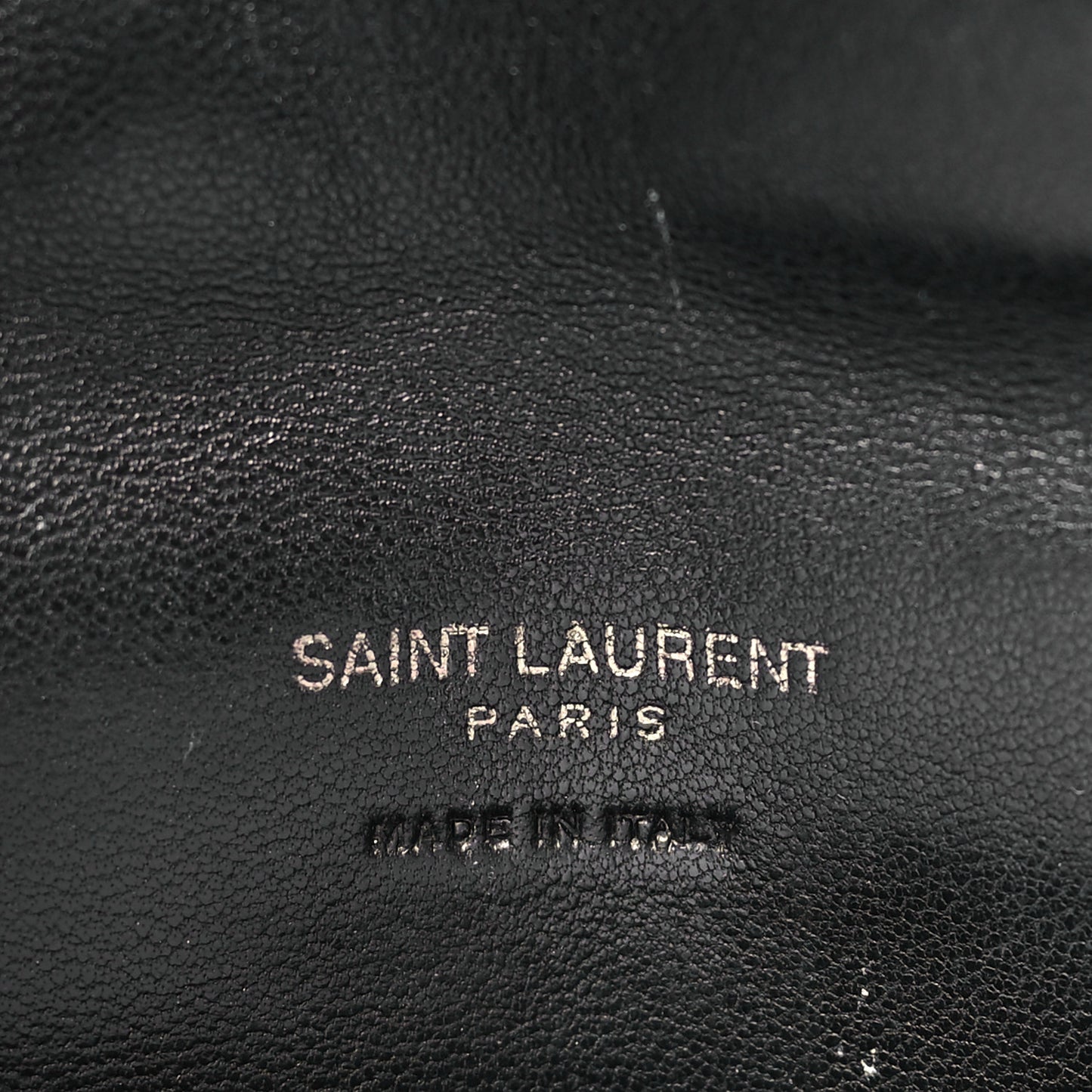 Lambskin Monogram Loulou Puffer Pouch Clutch Black