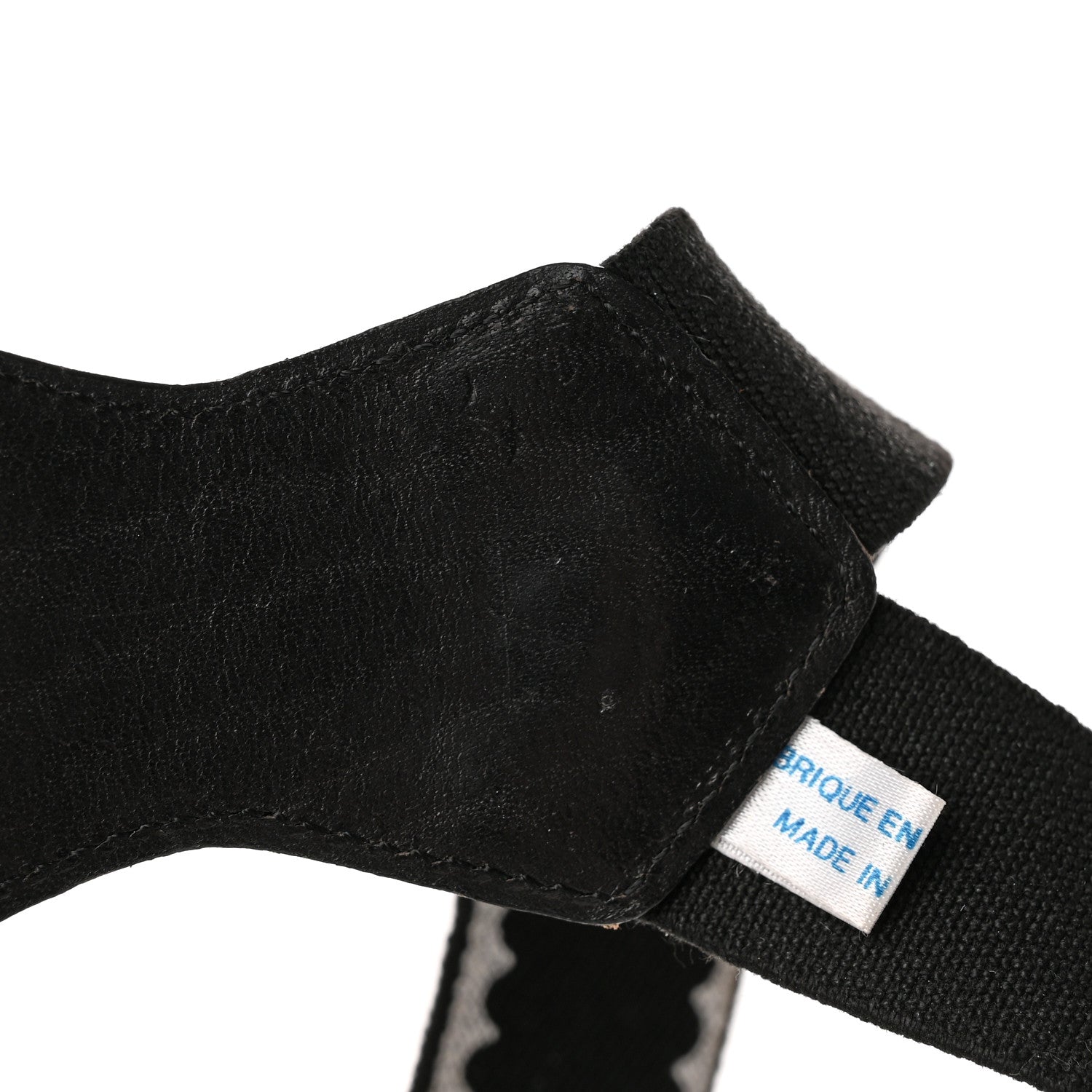 Chanel Logo Suspenders Black White 8 of 11