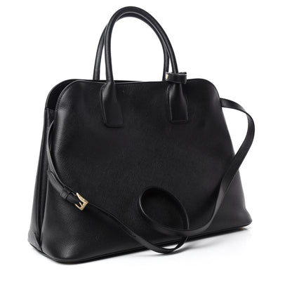 Prada Saffiano Cuir Open Promenade Tote Black 3 of 15