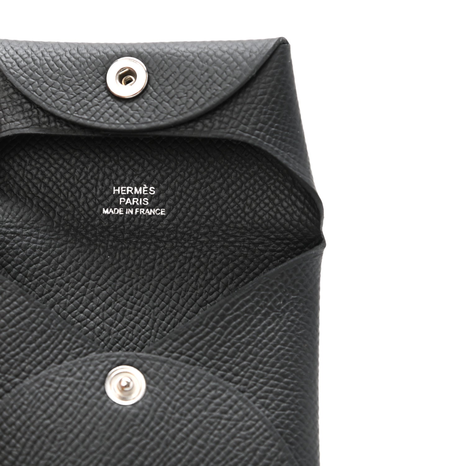 Hermes Epsom Bastia Coin Purse Black 6 of 7