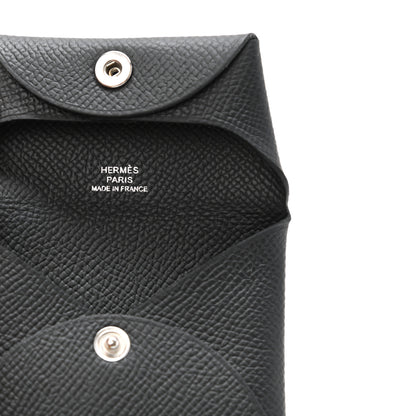 Hermes Epsom Bastia Coin Purse Black 6 of 7