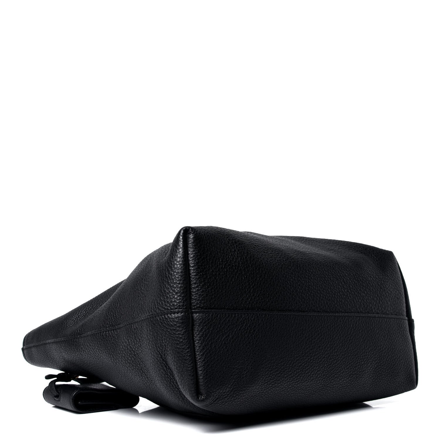 Prada Vitello Daino Pocket Shopping Tote Black 3 of 4