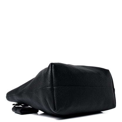 Prada Vitello Daino Pocket Shopping Tote Black 3 of 4