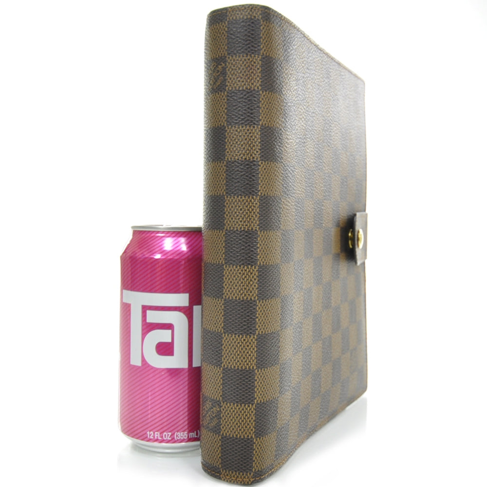 Louis Vuitton Damier Ebene Large Ring Agenda 3 of 8