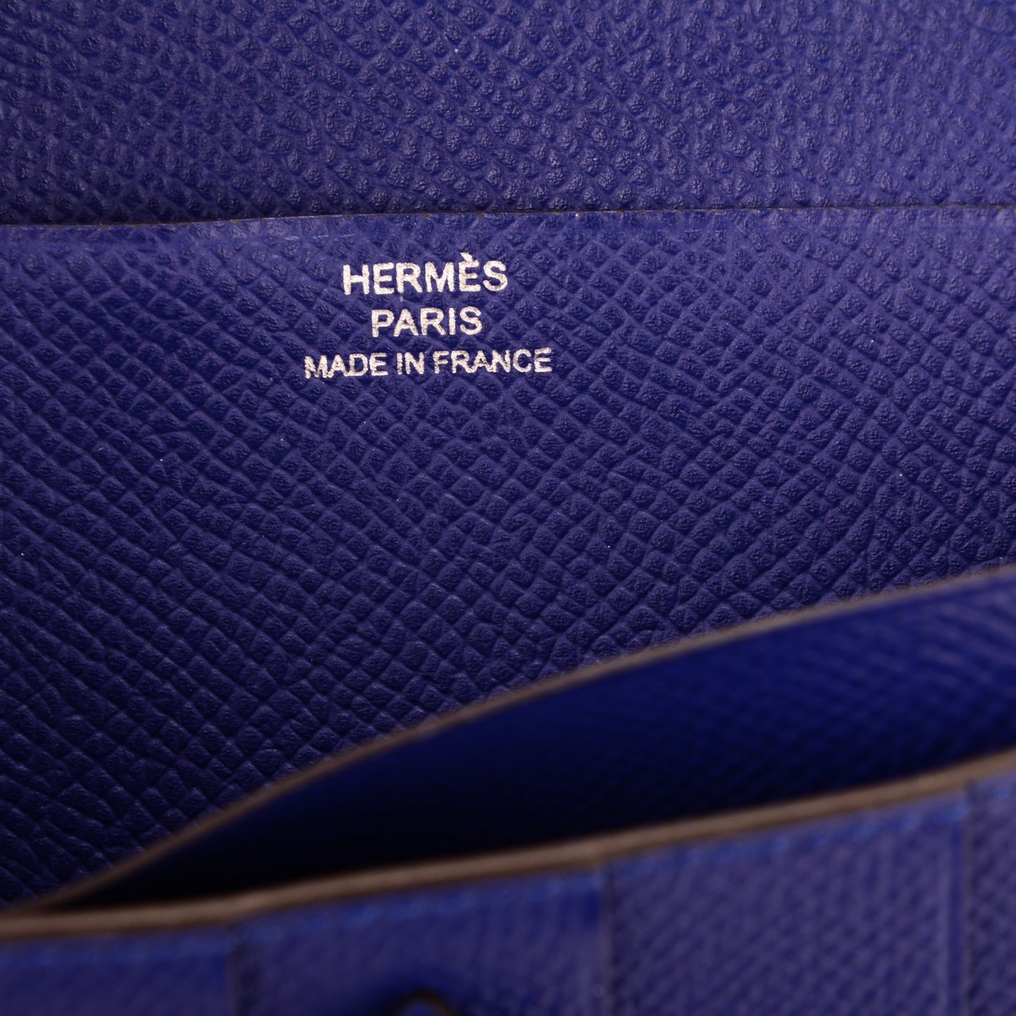 Epsom Bearn Gusset Wallet Bleu Electrique