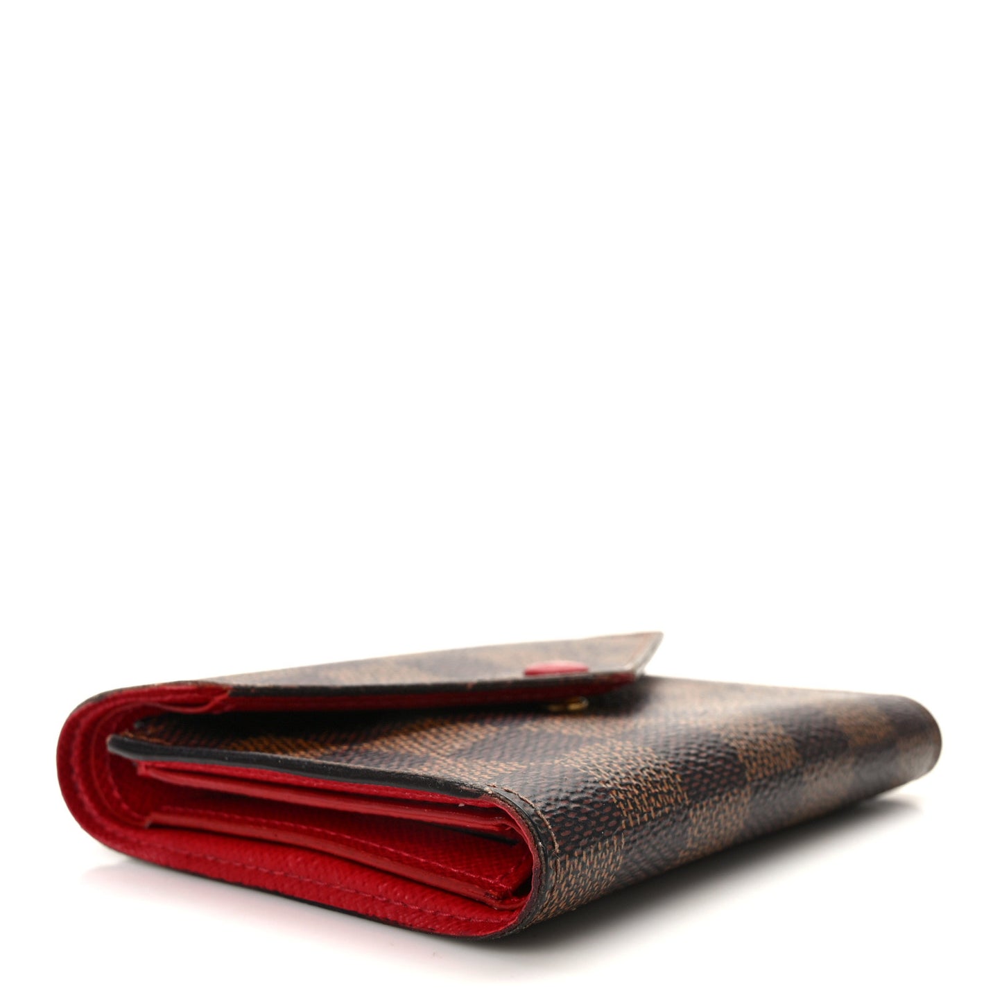 Damier Ebene Victorine Wallet Cherry
