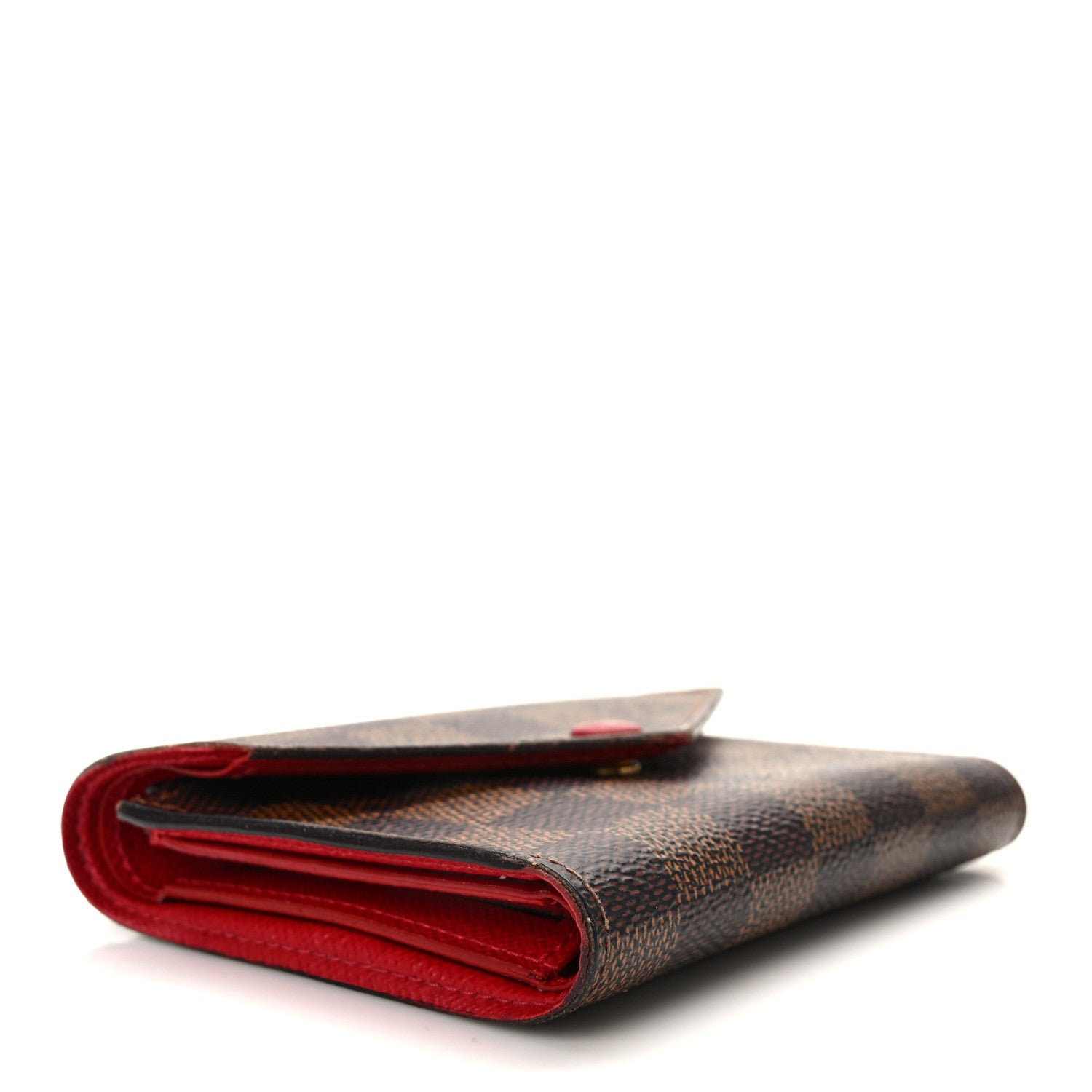 Louis Vuitton Damier Ebene Victorine Wallet Cherry 4 of 10