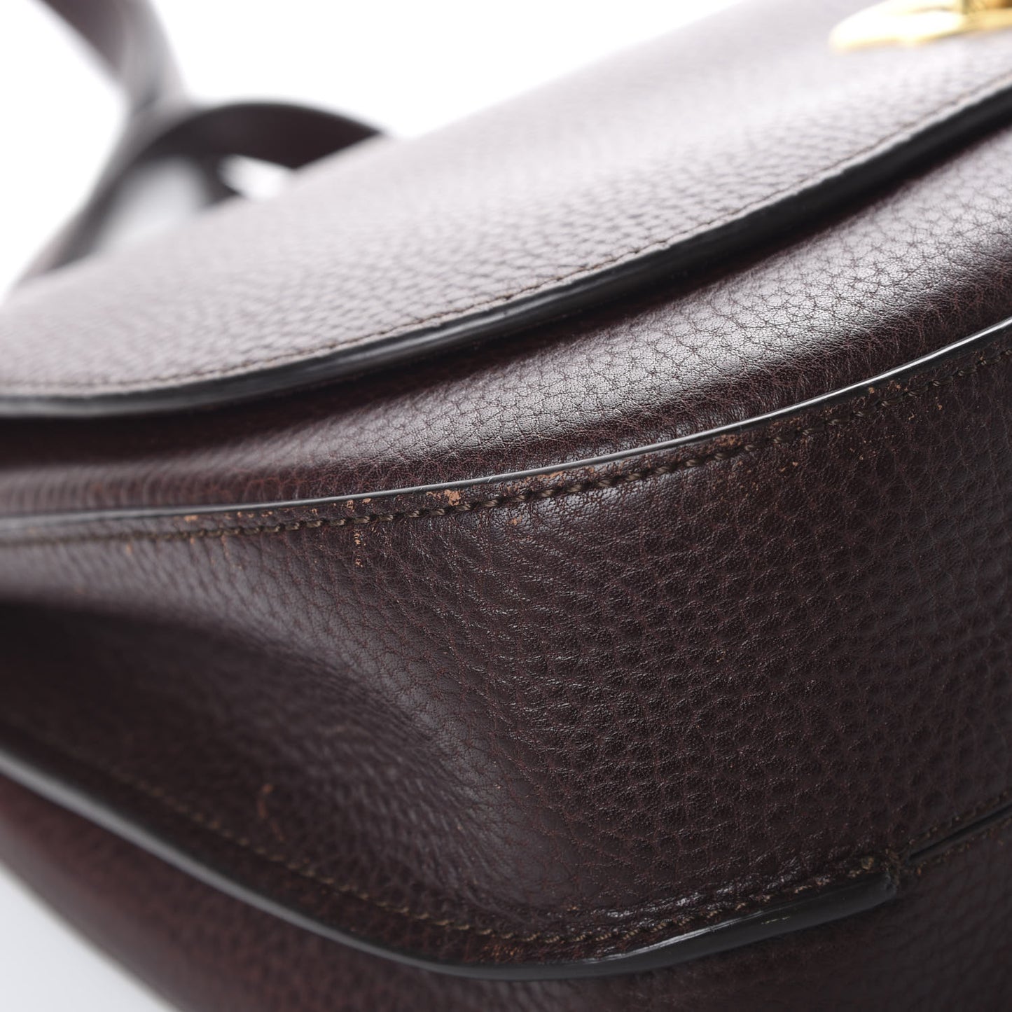 Small Classic Grain Amberley Satchel Oxblood