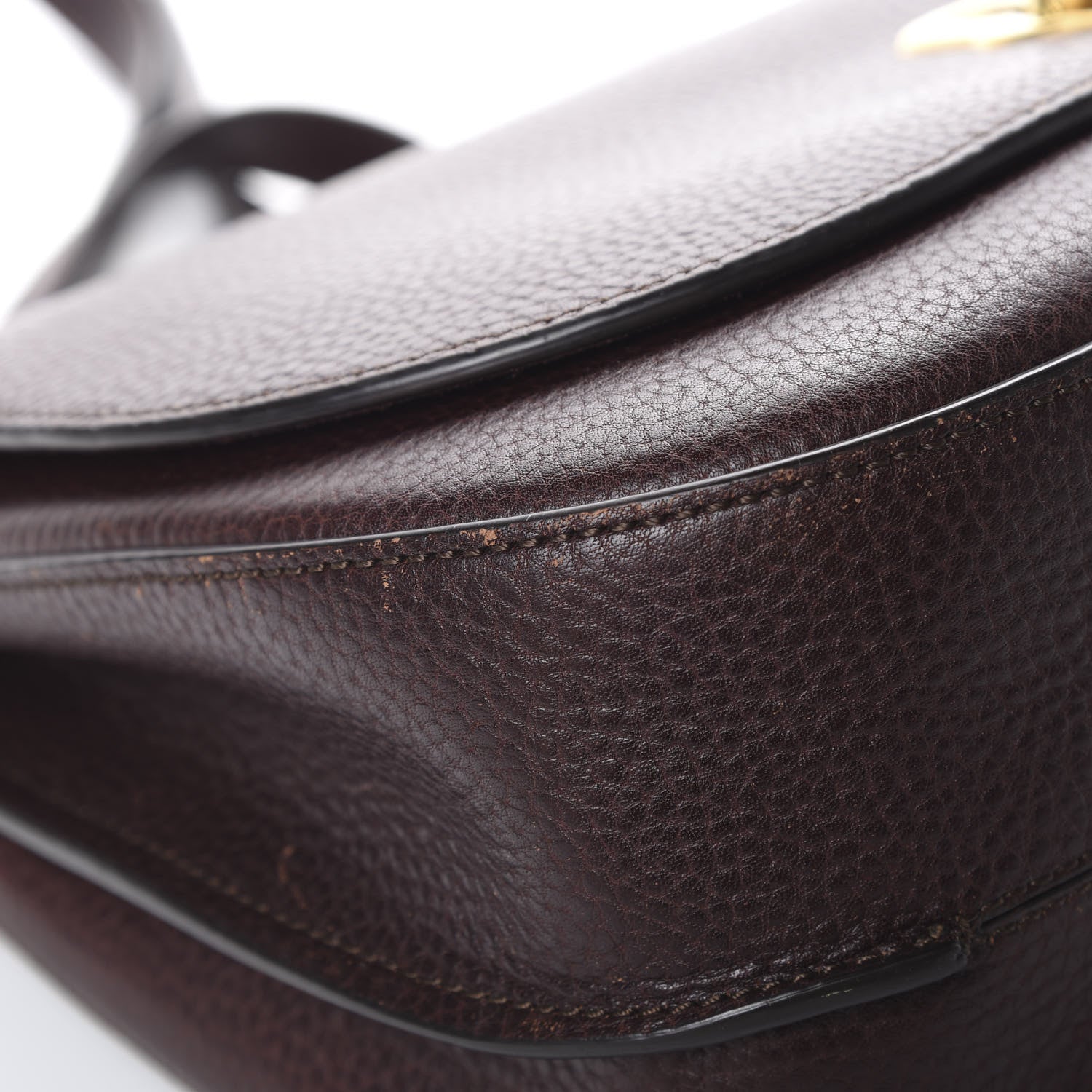 Mulberry Small Classic Grain Amberley Satchel Oxblood 8 of 20