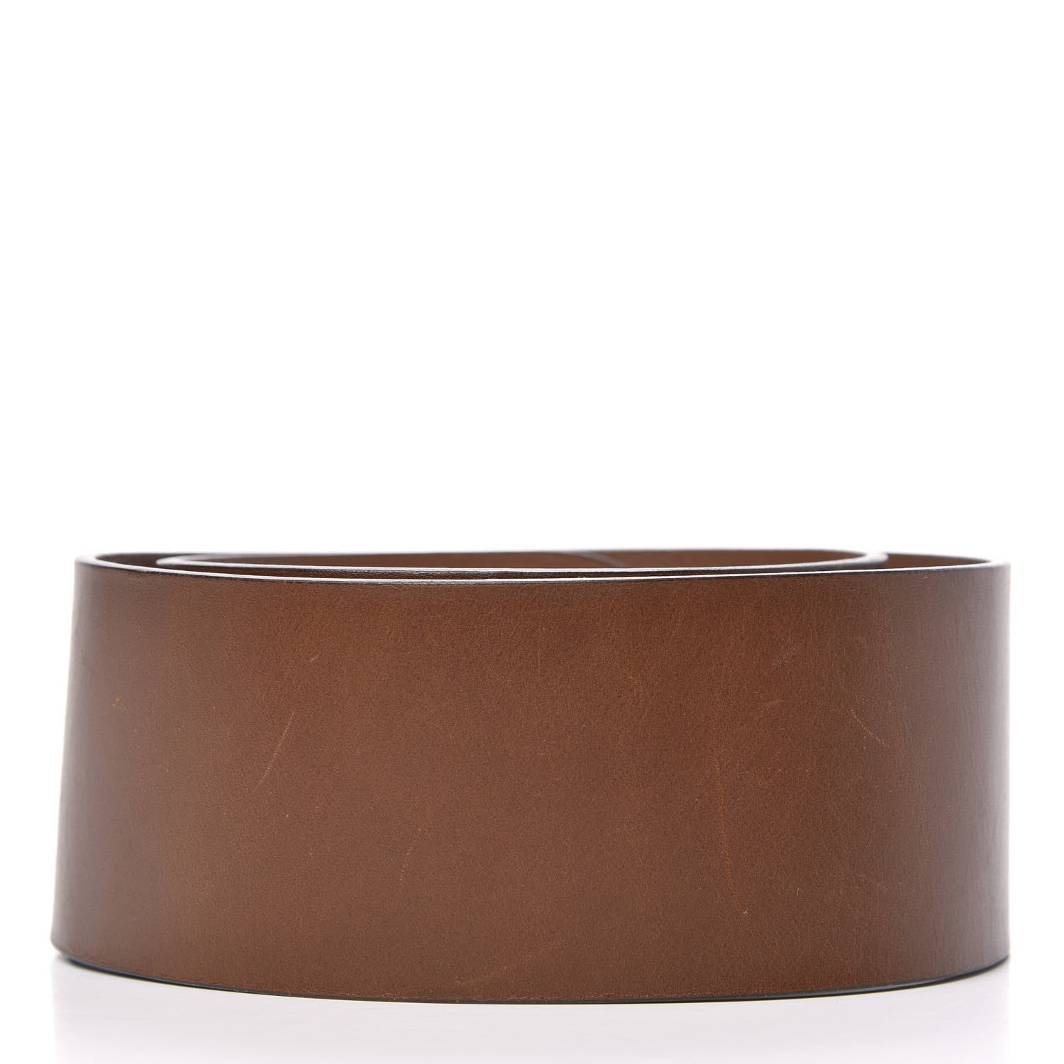 Gucci Calfskin Horsebit Wide Belt 90 36 Brown 2 of 6