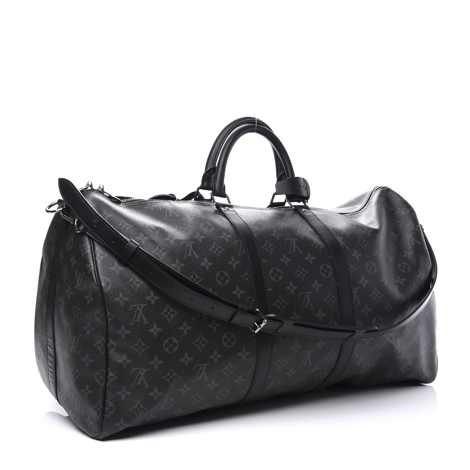 Louis Vuitton Monogram Eclipse Keepall Bandouliere 55 2 of 13